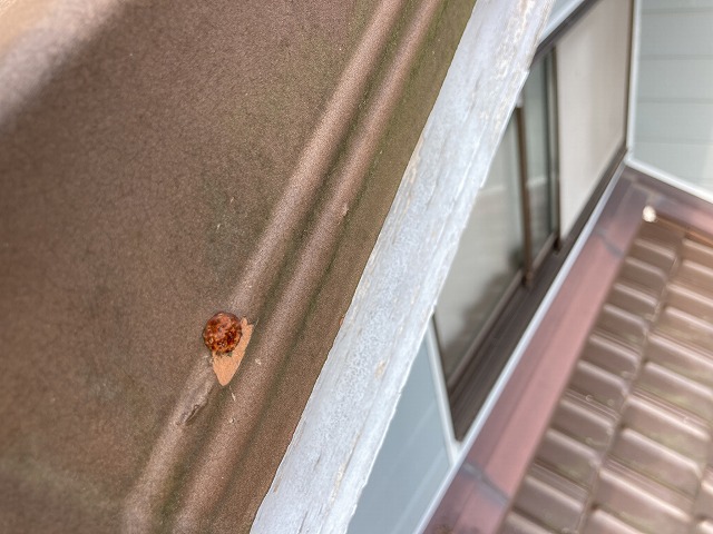 釘がなくなっている